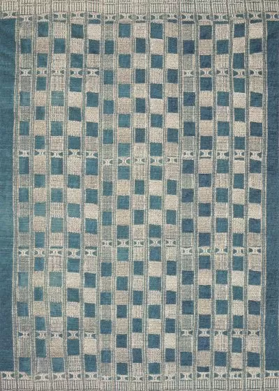 Mika MIK-08 Blue/Ivory Area Rug