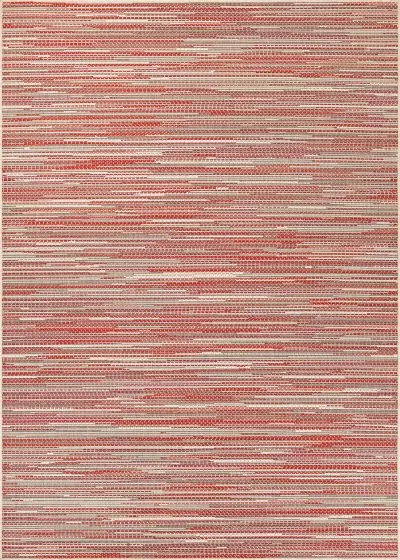 Monaco Alassio Sand/Maroon Rug