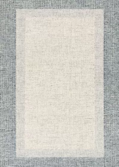 Rosina ROI-01 Grey/Blue 5'0"x7'6" Area Rug