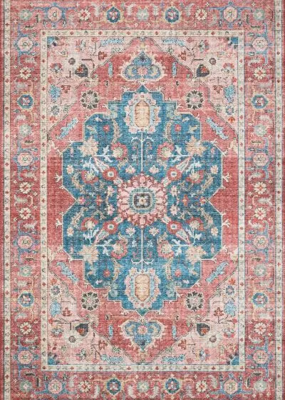 Skye SKY-05 Brick/Ocean Area Rug