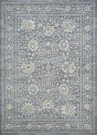 Sultan Treasures Persian Isfahan Slate Area Rug