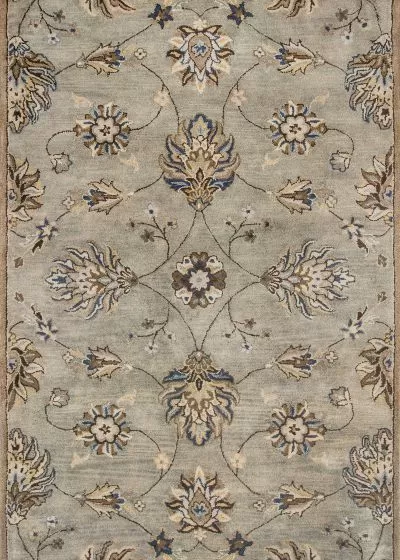 Syriana 6028 Grey Allover Kashia Area Rug