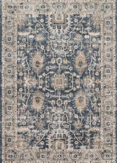 Teagan TEA-03 Denim/Pebble Area Rug