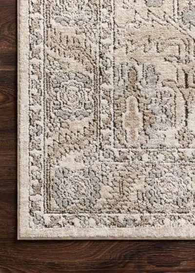 Teagan TEA-03 Ivory/Sand 5'3"x7'6" Area Rug