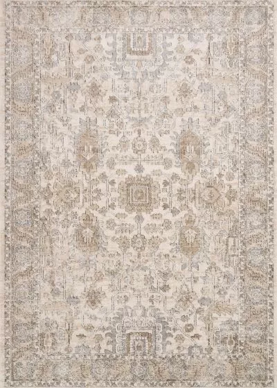 Teagan TEA-03 Ivory/Sand Area Rug
