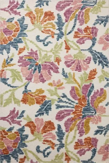 Tilly TIL-02 Ivory/Multi 2'3"x3'9" Area Rug