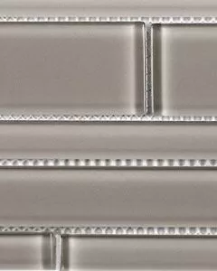 Translucent Clear Glass Simply Gray Tile