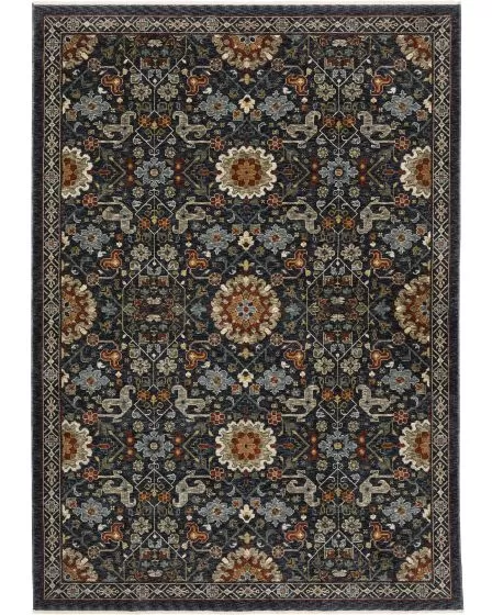Aberdeen 6b Blue/Multi Area Rug