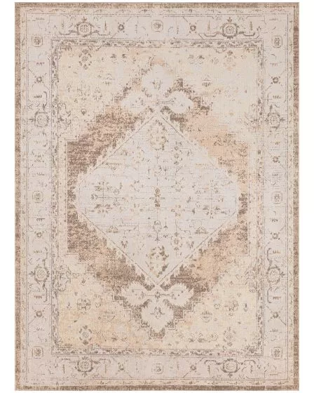 Astra Machine Washable ASW11 Beige Area Rug