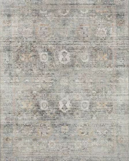 Bonney BNY-06 Teal/Gold 2'0"x3'0" Area Rug
