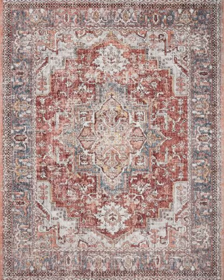 Cassandra CSN-01 Rust/Multi Area Rug