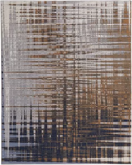 Clio 39K4F Blue/Orange/Gray Rug