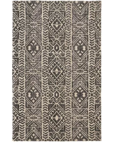 Colton 8627F Gray/Black/Ivory Area Rug