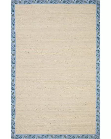 Costa COS-01 Ivory/Periwinkle Area Rug