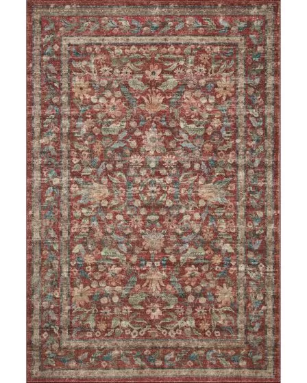Courtyard COU-03 Crimson Area Rug