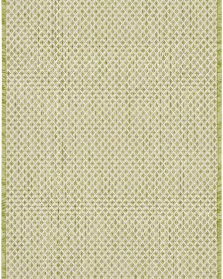 Courtyard COU01 Ivory Green 9'x 12' Area Rug