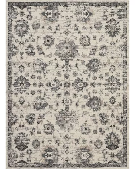 Fusion FSS15 Cream/Grey Area Rug