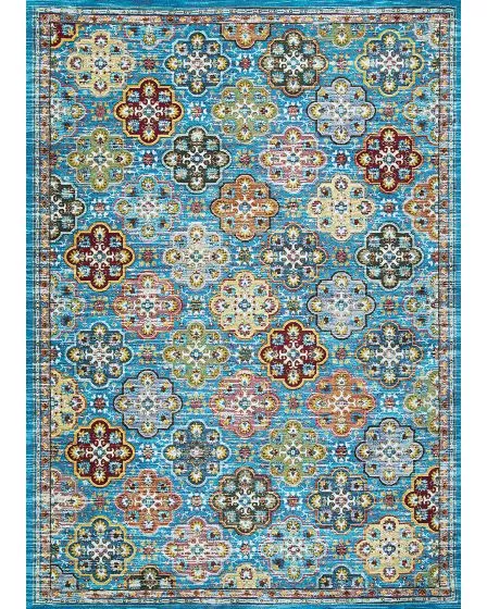 Gypsy Nameh Blue Topaz Area Rug