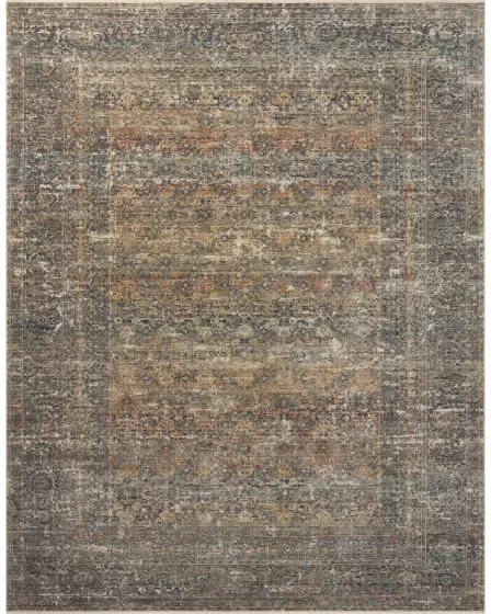 Heritage HER-11 Midnight/Multi Area Rug