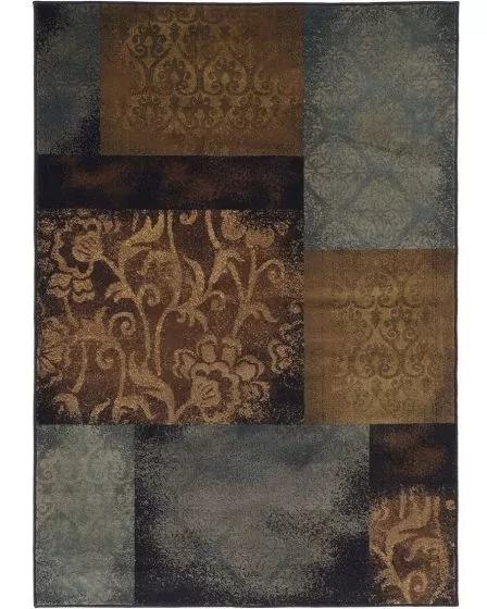 Hudson 4878b Blue/Brown Area Rug