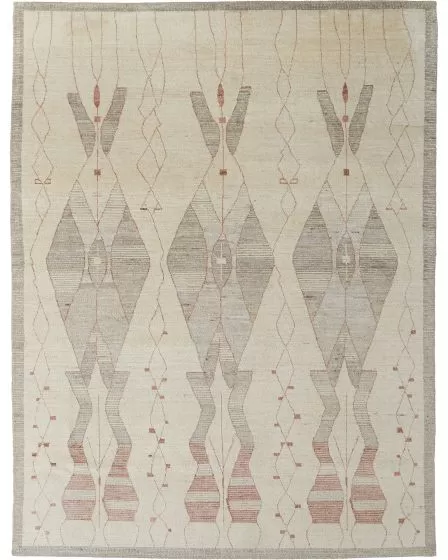 Kasbah 69G3F Tan/Gray/Red Area Rug