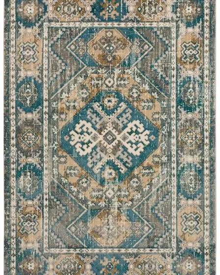 Karma KM22 Charcoal Area Rug