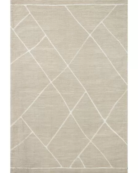 Logan LOG-01 Oatmeal/White Area Rug