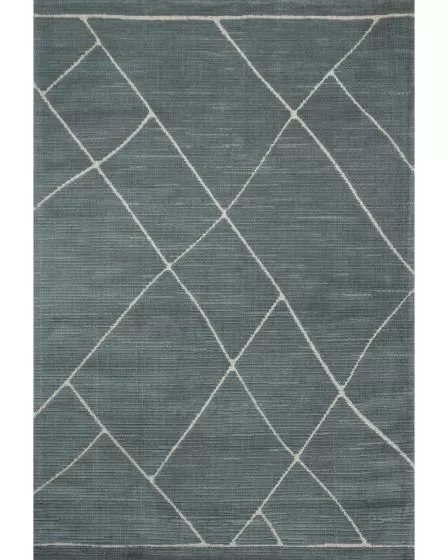 Logan LOG-01 Slate/White Area Rug