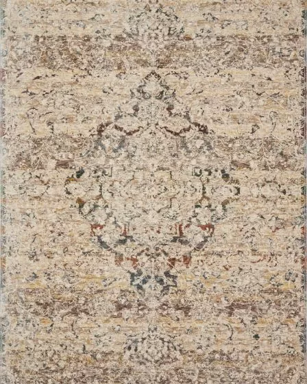 Lourdes LOU-06 Ivory/Multi Area Rug