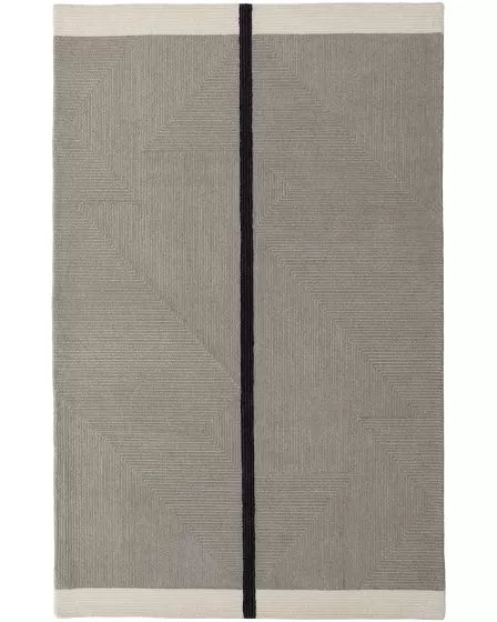 Maguire 8904F Taupe/Black Area Rug