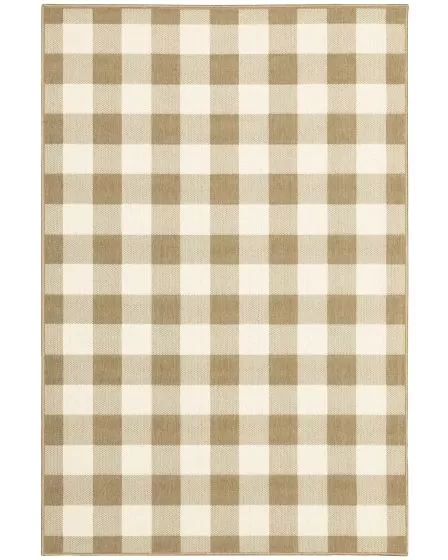 Marina 2598i Tan/Ivory 8'6"x13'0" Area Rug