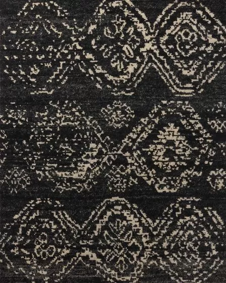 Meryl MEY-03 Black/Ivory Area Rug