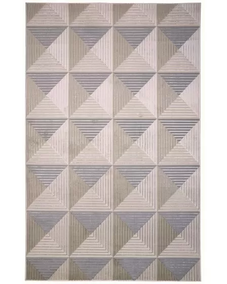 Micah 3044F Ivory/Gray/Ivory Area Rug