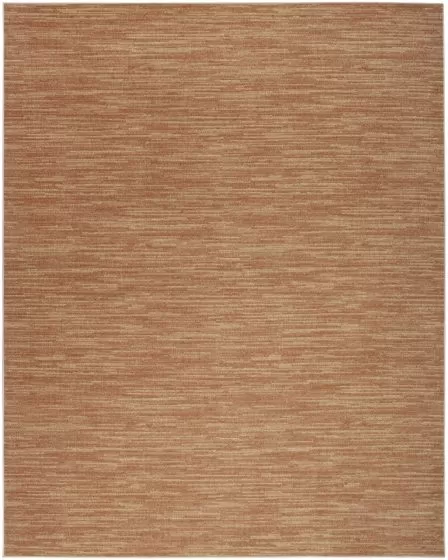 Nourison Essentials NRE01 Rust Area Rug