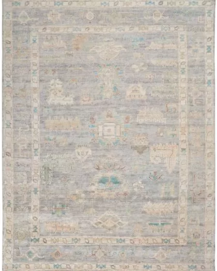 Odessa ODS01 Grey Multicolor Area Rug