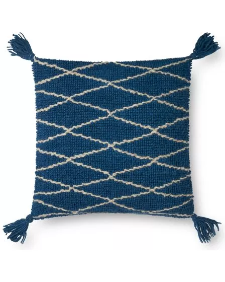 P0594 Blue 22"x22" Pillow