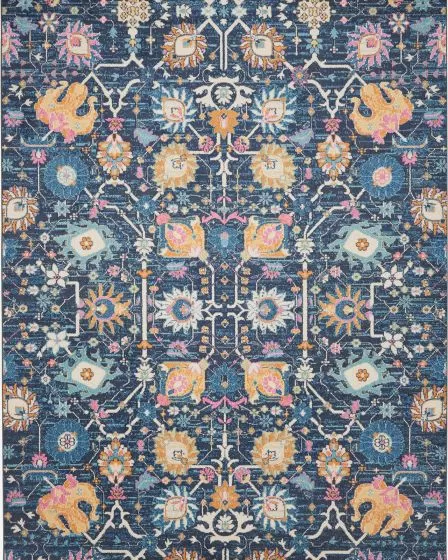 Passion PSN01 Navy Area Rug