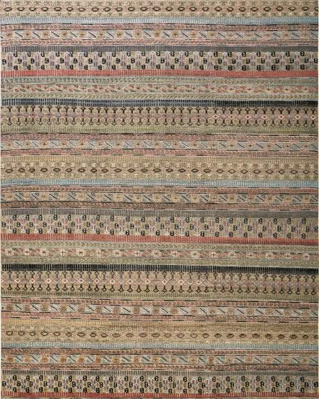 Payton 6498F Tan/Orange/Blue Rug