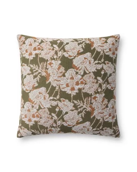 Matilda PCJ0031 Olive/Orange 18" Pillow
