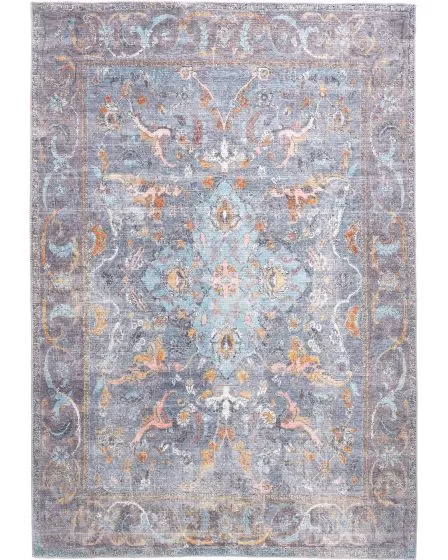 Percy 39AFF Blue/Gray/Orange Rug