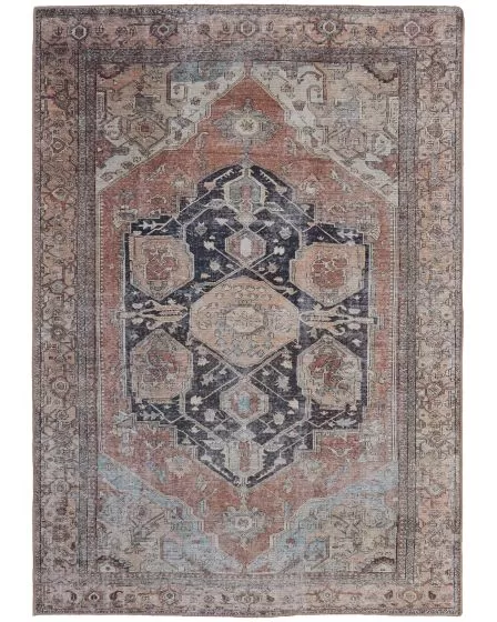 Percy 39ALF Orange/Brown/Taupe Area Rug