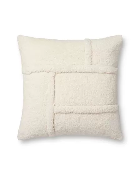 PLL0111 Ivory 22"x22" Pillow