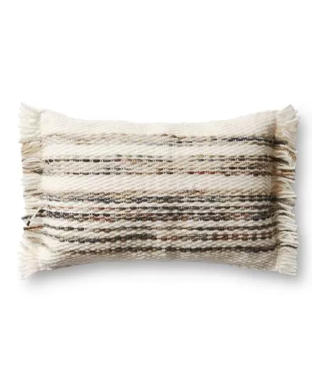 PMH0007 Natural/Multi 13" x 21" Pillow