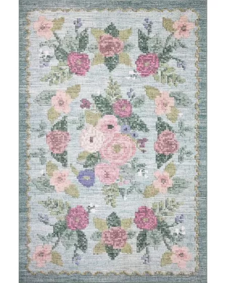 Rosa RSA-02 Sky 2'3"x3'9" Area Rug