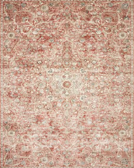 Saban SAB-02 Rust/Beige Area Rug