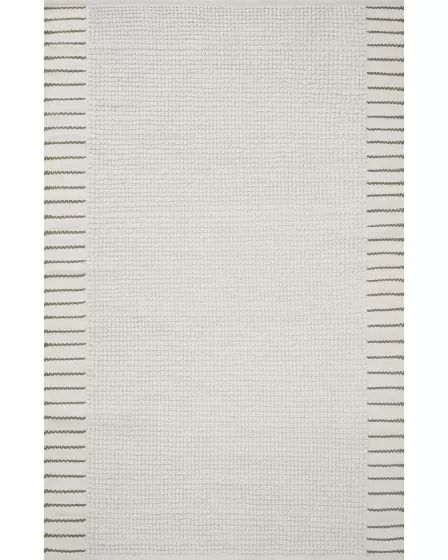 Sadie SAD-01 White 2'3"x3'9" Area Rug