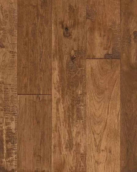 American Scrape 5" Solid Hickory Gold Rush Hardwood