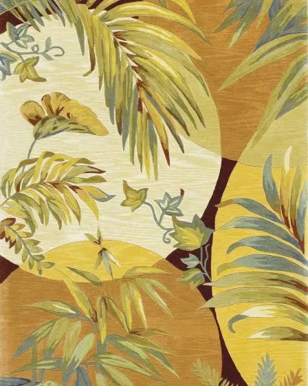 Sparta 3113 Coral/Ivory 3'6"x5'6" Area Rug
