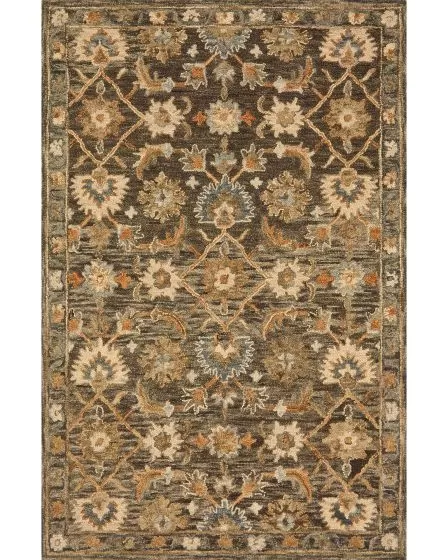 Victoria VK-08 Dk Taupe/Multi Area Rug