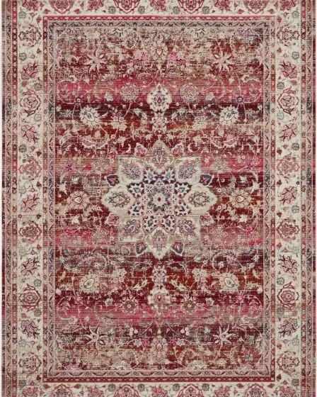 Vintage Kashan VKA01 Red Area Rug